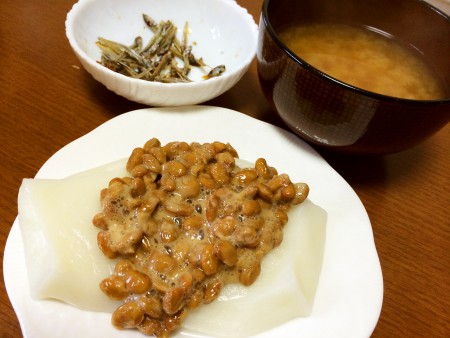 レンジでチンだけの納豆餅