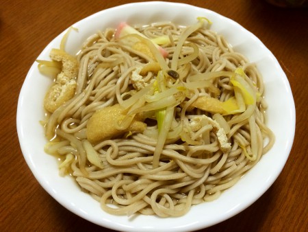 お腹の調子がイマイチなので…お蕎麦