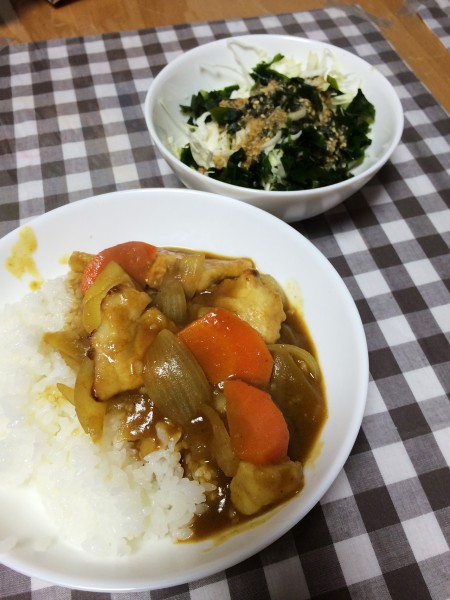 我が家のチキンカレー